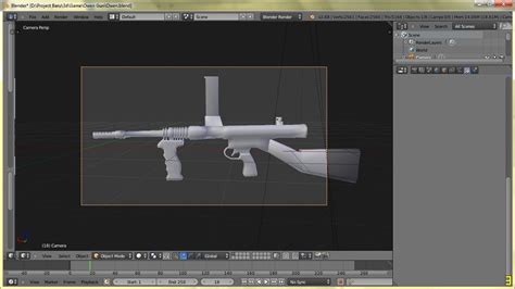 3d Owen Gun Model