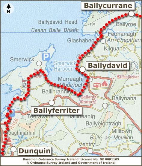 Dunquin to Feohanagh | Trail Maps | Dingle Way