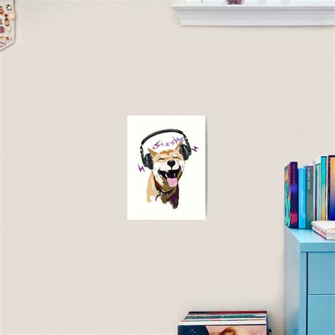 "DJ Doge" Art Print by soundsociety | Redbubble