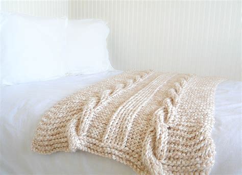 Cable Knit Afghan Pattern Easy – Mama In A Stitch