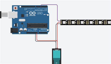 Weird issue using WS2812B with external power supply - LEDs and ...