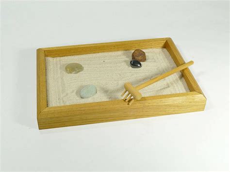 ZEN Garden Rock Garden Handmade Woodworking Eco Friendly Rolling ...