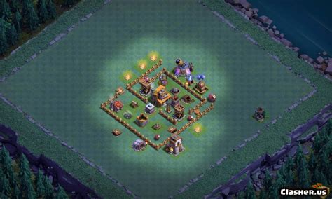 Builder Base Level 4 - Clash of Clans - BUILDER BASE LEVEL 4 - Best ...