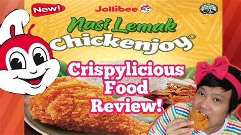 Jollibee Nasi Lemak Chicken Joy (Singapore) Food Review!Delicious Leh! Sure or not? - YouTube