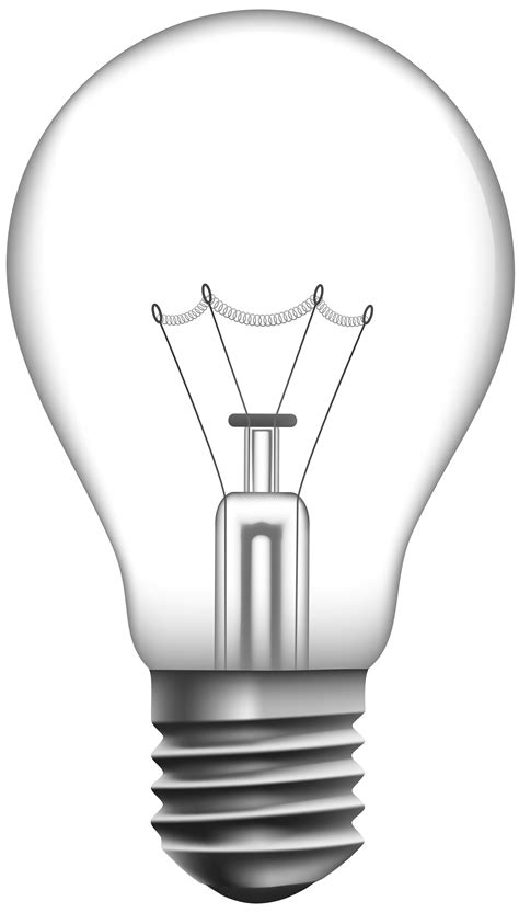 Transparent Light Bulb PNG Clip Art - Best WEB Clipart