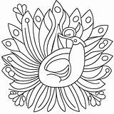 Peacock Coloring Page peacock Pages  sketch template