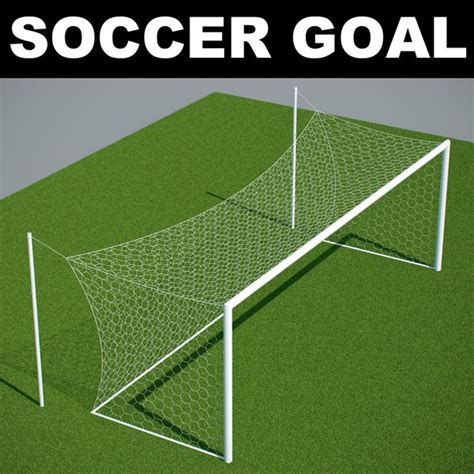 soccer goal 3d model