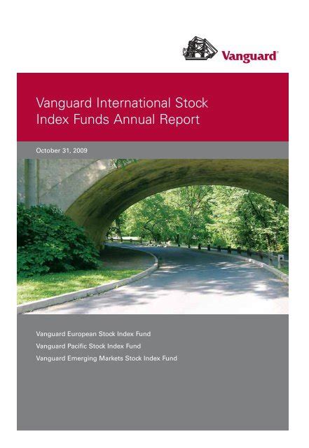 Vanguard International Stock Index Funds Annual Report