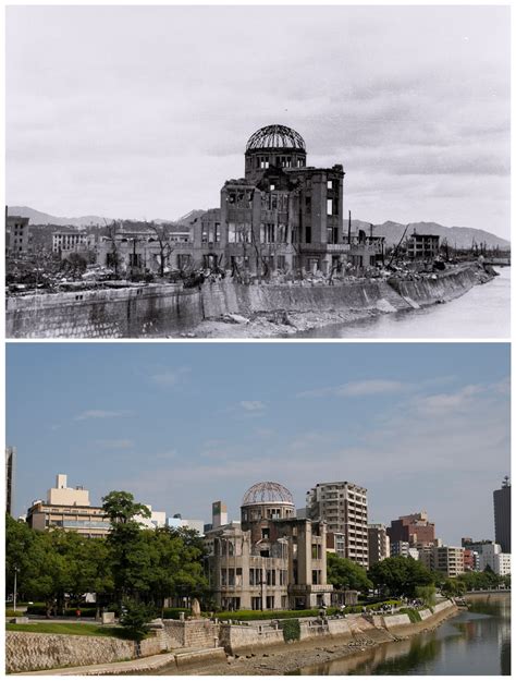 After the A-bomb: Hiroshima and Nagasaki then and now – in pictures ...