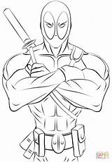 Deadpool coloring Page  Free Printable Coloring Pages sketch template