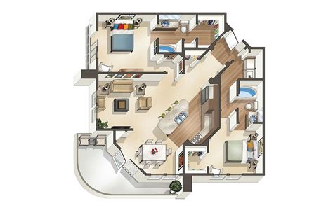 The Cosmopolitan Floor Plan - floorplans.click