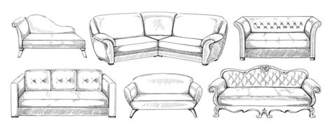 Discover 82+ sofa set sketch super hot - seven.edu.vn