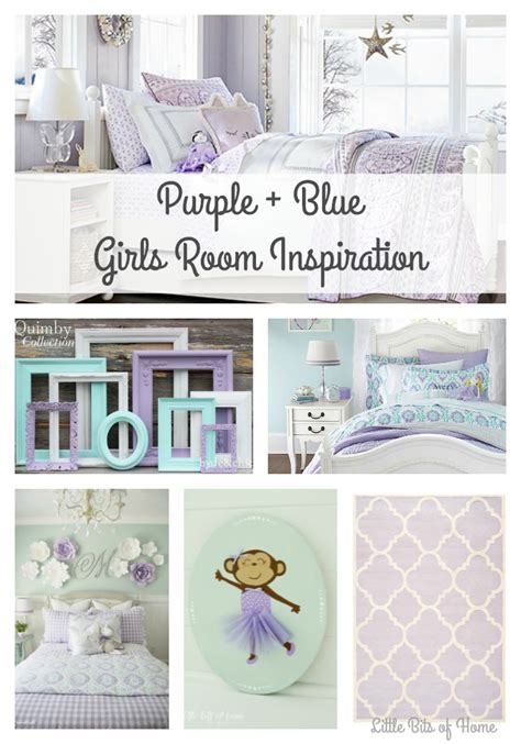 Purple + Blue Girls Room Inspiration