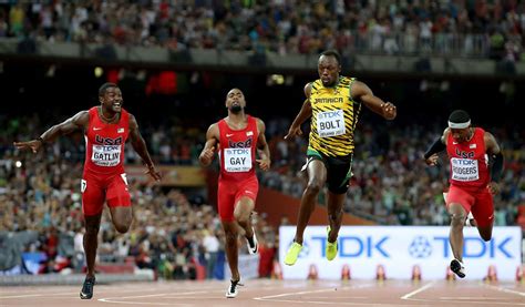 Mens 100m Final - World Championships 2015 during 15th IAAF World ...