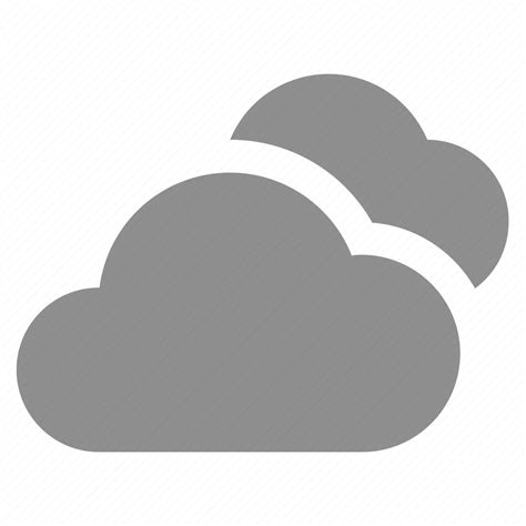 Mostly, cloudy, weather, cloud, storage, data, file icon - Download on Iconfinder