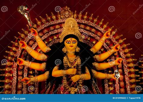 Durga idol stock photo. Image of dussera, design, hinduism - 81099602