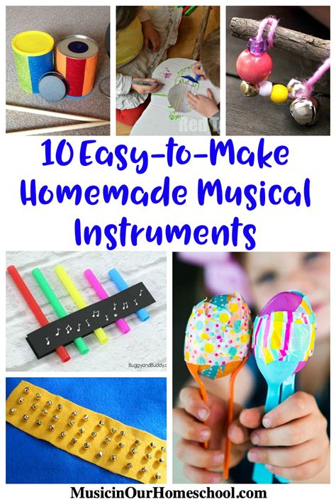 10 Easy-to-Make Homemade Musical Instruments - Music in Our Homeschool