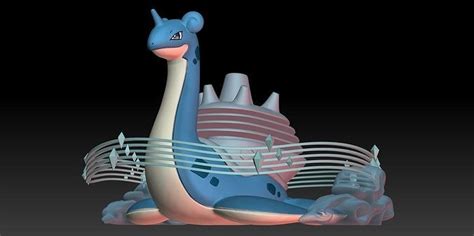 Pokemon Gigantamax Lapras 3D model 3D printable | CGTrader