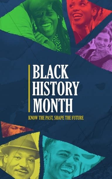 Black History Month February Church Bulletin | Clover Media