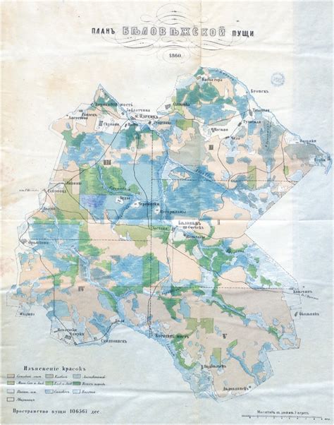 The first known map showing the forest composition of the Białowieża... | Download Scientific ...