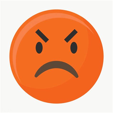 Angry face emoticon symbol transparent png | premium image by rawpixel.com / Minty | Angry face ...