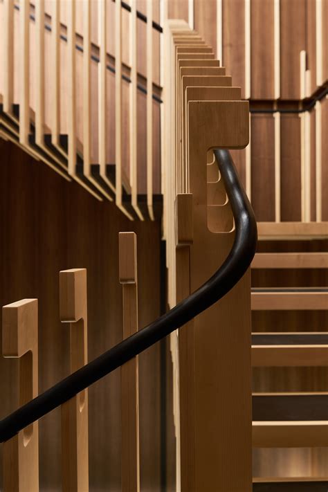 The wood-lined interior of this Japanese restaurant in London was designed by local practice ...