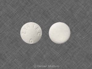 ZYRTEC D Pill White Round 10mm - Pill Identifier