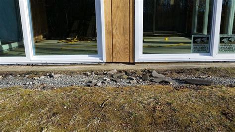 construction - Water leak between sill and concrete pad - Home ...