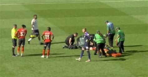 Luton captain Tom Lockyer suffered worrying Wembley injury as parents rushed from stands ...