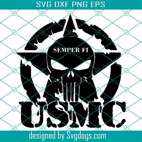 USMC Semper Fi Skull Svg, Trending Svg, Semper Fi Skull Svg, Semper Fi Svg, Usmc Svg, Usmc ...