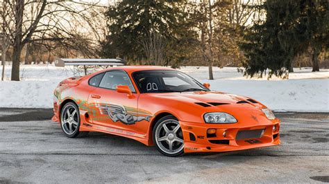 Download Striking Orange Toyota Supra Mk4 – Jewel from The Fast and the Furious Wallpaper ...