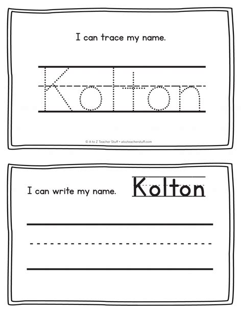 Kolton – Name Printables for Handwriting Practice | A to Z Teacher Stuff Printable Pages and ...