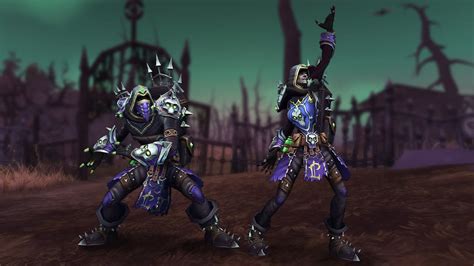 Official Blizzard Preview - Forsaken and Night Elf Heritage Armor - MMO-Champion