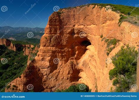 Las Medulas - Ancient Roman Gold Mines. UNESCO World Heritage. Castile ...