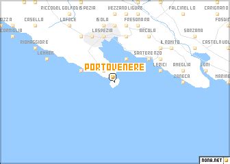 Portovenere (Italy) map - nona.net