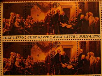 1976 Signing Of The Declaration Of Independence July 4, 1776 13¢ Stamps ...