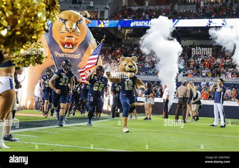 November 23, 2019: The FIU Panthers football team enter the field, lead ...