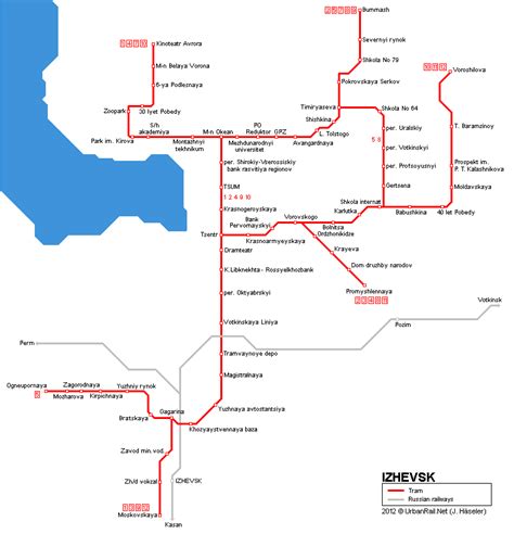 UrbanRail.Net > Europe > Russia >Izhevsk Tram