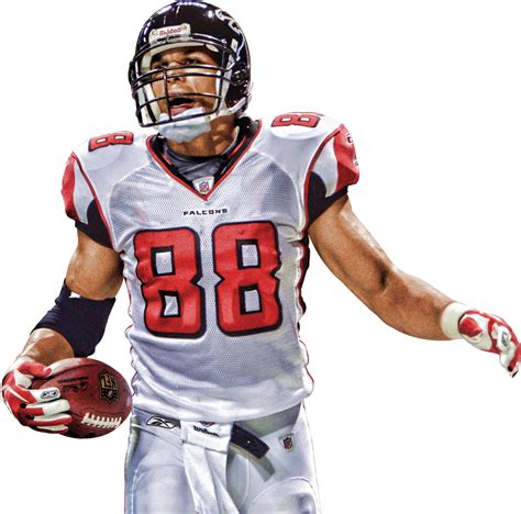 Former 88 Atlanta Falcons Tony Gonzalez transparent PNG - StickPNG