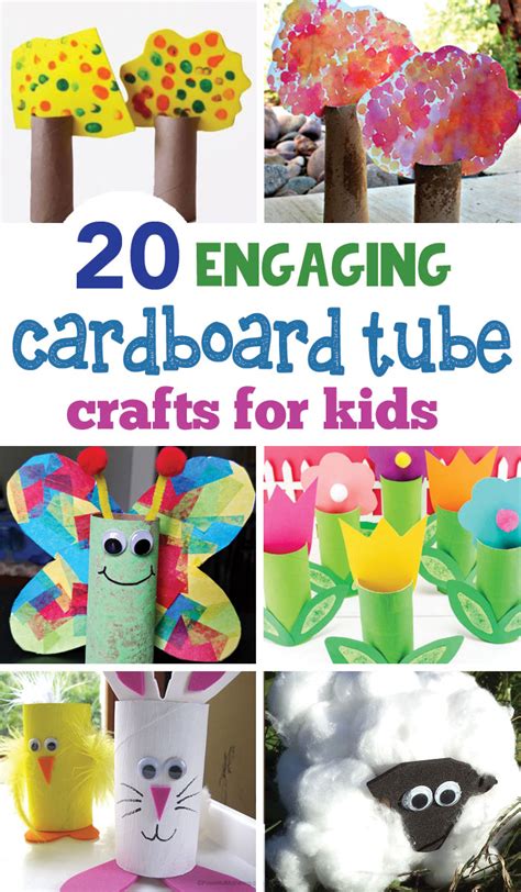 20+ Engaging Cardboard Tube Crafts for Kids - Sunshine Whispers