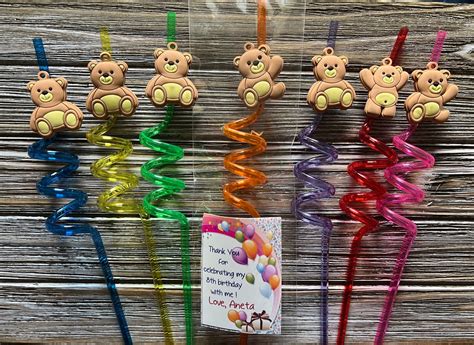 Teddy Bear Birthday Party Party Favors Teddy Bear Birthday - Etsy