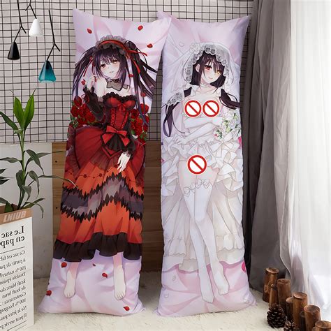 OMYOPPAI Date A Live Uncensored Kurumi Tokisaki Sexy Girl Hugging Body Pillow Case Cushion ...