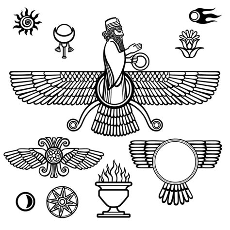 Zoroastrian Symbol