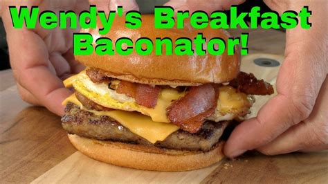 Wendy's Breakfast Baconator Recipe! | Blackstone Griddle | Burger or ...