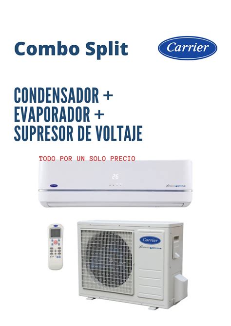 Combo Split Carrier 36000 BTU Inverter – Frio Panama