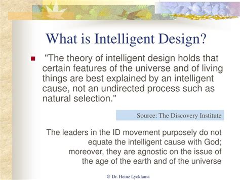 PPT - Intelligent Design PowerPoint Presentation, free download - ID ...