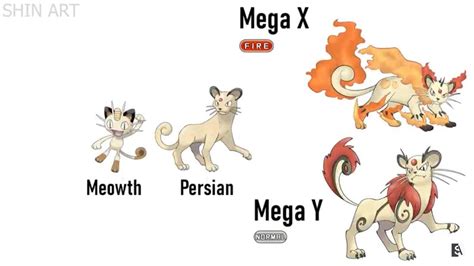 Pokemon Meowth Evolution Chart