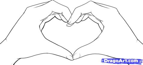 Love Heart Drawings - Cliparts.co