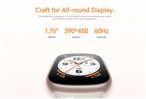 Honor Watch 4 AMOLED Bluetooth Calling Smart Watch | Gadget N Music