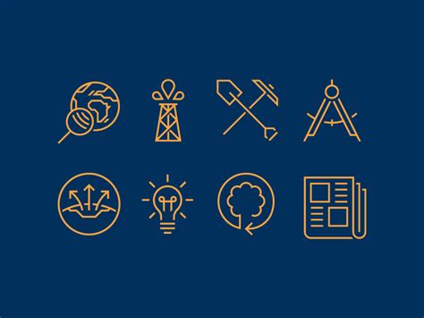 Geophysics Icons by Makers Company on Dribbble